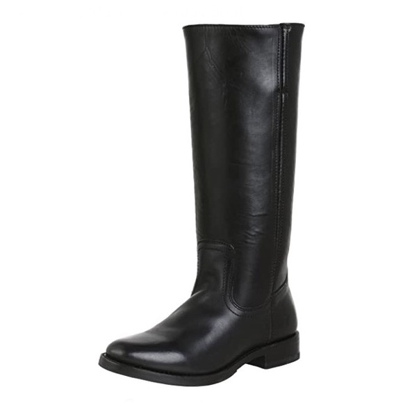 Frye Shoes - Frye Leather Maxine Campus Tall Black Boots